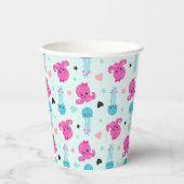 Zeeen, Zee, octopus, kwallen, harten Papieren Bekers (Voorkant)