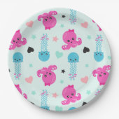 Zeeen, Zee, octopus, kwallen, harten Papieren Bordje (Voorkant)