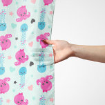 Zeeen, Zee, octopus, kwallen, harten Sjaal<br><div class="desc">Cute,  leuke en schattige patronen met octopussen,  kwallen,  harten en sterren. Moderne en trendy cadeau,  perfect voor de zee minnaar in je leven.</div>