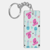 Zeeen, Zee, octopus, kwallen, harten Sleutelhanger (Voorkant Links)