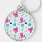 Zeeen, Zee, octopus, kwallen, harten Sleutelhanger (Voorkant)