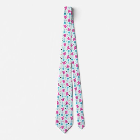 Zeeen, Zee, octopus, kwallen, harten Stropdas (Voorkant)