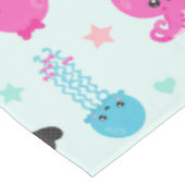 Zeeen, Zee, octopus, kwallen, harten Tafelkleed (Gekanteld)