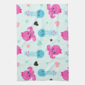 Zeeen, Zee, octopus, kwallen, harten Theedoek (Verticaal)