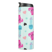 Zeeen, Zee, octopus, kwallen, harten Thermosbeker (Geroteerd rechts)