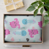 Zeeen, Zee, octopus, kwallen, harten Tissuepapier (Geschenk)