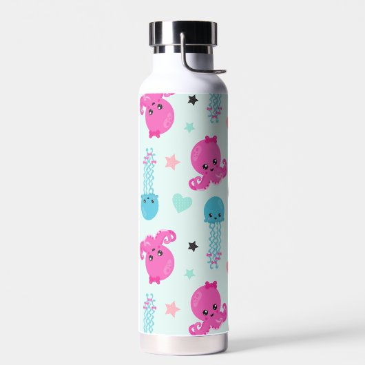 Zeeen, Zee, octopus, kwallen, harten Waterfles (Links)