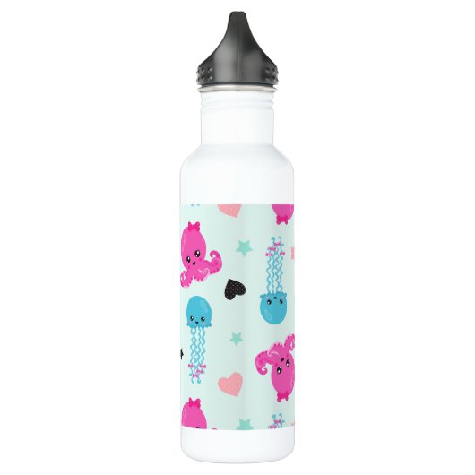 Zeeen, Zee, octopus, kwallen, harten Waterfles (Links)