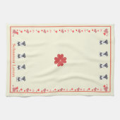 ZeeEw Schnauzer Heart Kitchen Towel Theedoek (Horizontaal)