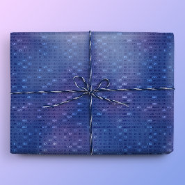 Zeef van Eratosthenes Donkerblauw Cadeaupapier