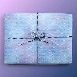 Zeef van Eratosthenes Lichtblauw Cadeaupapier