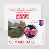Zeefburgse Bal Uitnodiging (Voorkant / Achterkant)