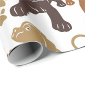 Zeefdoek naadloos patroon cadeaupapier (Rol Hoek)