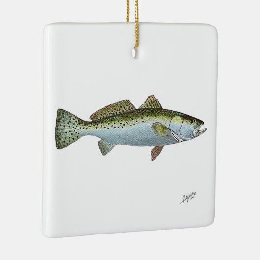 Zeeforel Keramisch Ornament (Rechts)