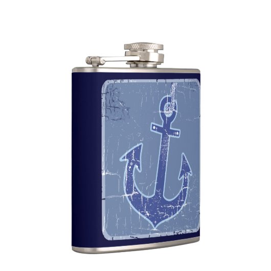 zeefstijl voor zeeankers heupfles (Rechts)