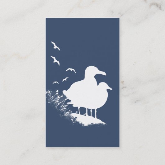 Zeegaand Zee vogels Visitekaartje (Achterkant)