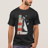 Zeegaand Zeilboot Nautical Sailing Zee Ocean Light T-shirt (Voorkant)