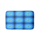 zeegarenden die blauw vliegen badmat (Voorkant)