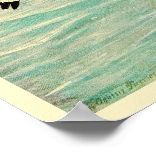  zeegarens en oceaangolven poster (Hoek)