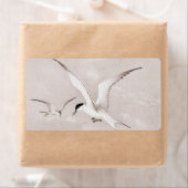  zeegarens Gepersonaliseerd de Sjabloon van de Ret Etiket (Insitu)