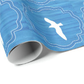 Zeegarnaal/Nautical Beach Wrapping Paper Cadeaupapier (Rol Hoek)