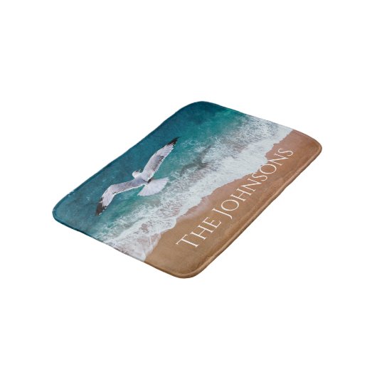 Zeegarnaal over het Zee Shore Badmat (Gekanteld)