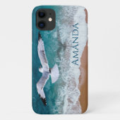 Zeegarnaal over het Zee Shore Case-Mate iPhone Case (Achterkant)
