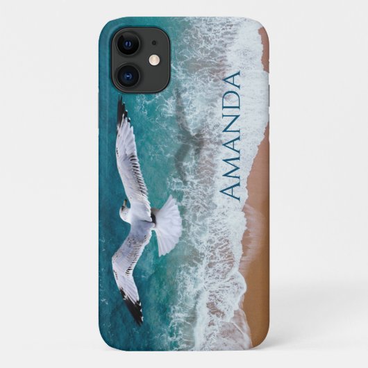 Zeegarnaal over het Zee Shore Case-Mate iPhone Case (Achterkant)