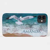 Zeegarnaal over het Zee Shore Case-Mate iPhone Case (Achterkant (horizontaal))