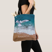Zeegarnaal over het Zee Shore Tote Bag (Dichtbij)