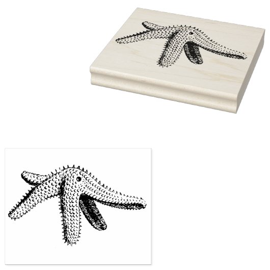  zeegarnaal Rubber Kunststempel Rubberstempel (Gestempeld)