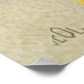 Zeegarren die op een klif rusten poster (Hoek)