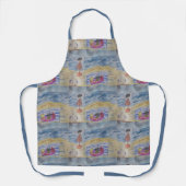 zeegarren op het strand schort (Voorkant)