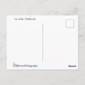 Zeegarren op zonsondergang, op maat gesneden briefkaart (Achterkant)