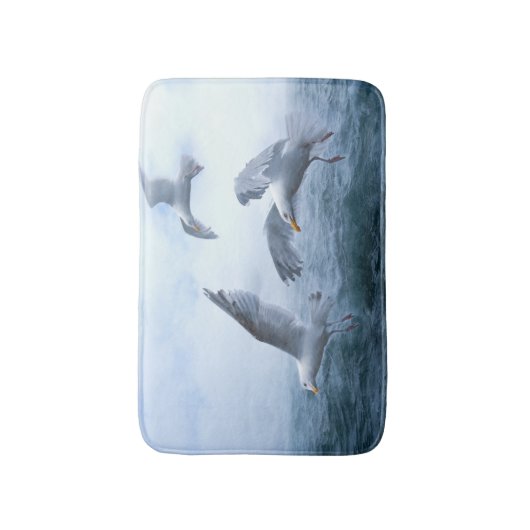 Zeegarren Vlucht over het Zee Badmat (Voorkant Verticaal)