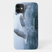 Zeegarren Vlucht over het Zee Case-Mate iPhone Case (Achterkant)