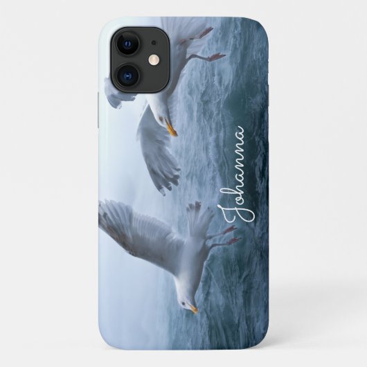 Zeegarren Vlucht over het Zee Case-Mate iPhone Case (Achterkant)