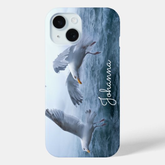 Zeegarren Vlucht over het Zee Case-Mate iPhone Case (Achterkant)
