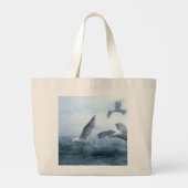Zeegarren Vlucht over het Zee Grote Tote Bag (Achterkant)