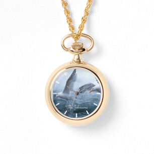 Zeegarren Vlucht over het Zee Horloge