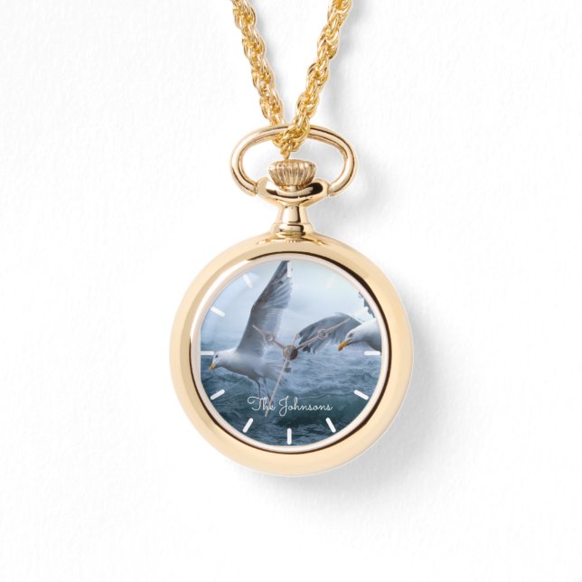 Zeegarren Vlucht over het Zee Horloge (Voorkant)
