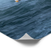 Zeegarren Vlucht over het Zee Poster (Hoek)