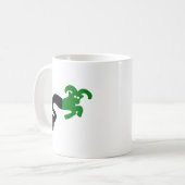 Zeegeit mok • Steenbok Scherpe Silhouet Embleem (Voorkant links)