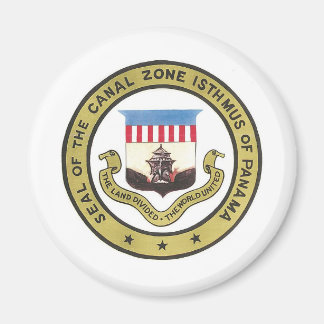 ZEEGEL VAN DE KANALZONE VAN PANAMA MAGNEET
