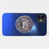 ZEEGEL VAN DE KNIGHTS TEMPLAR blue Case-Mate iPhone Case (Achterkant (horizontaal))