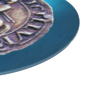 ZEEGEL VAN DE KNIGHTS TEMPLAR-geit blauw Snijplank (Hoek)