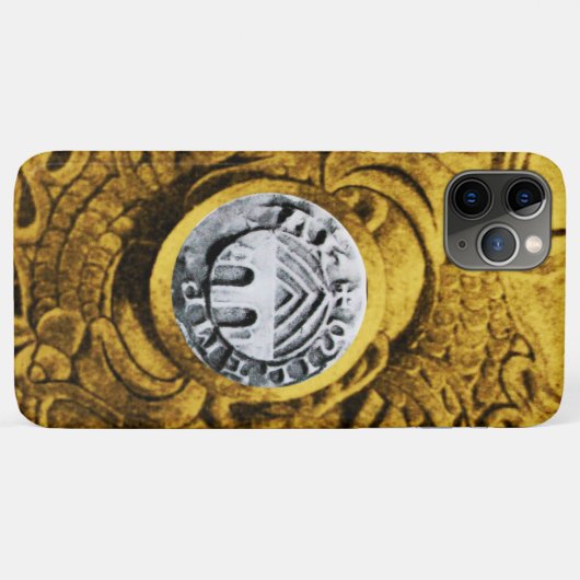 ZEEGEL VAN DE KNIGHTS TEMPLAR gold yellow Case-Mate iPhone Case (Achterkant (horizontaal))