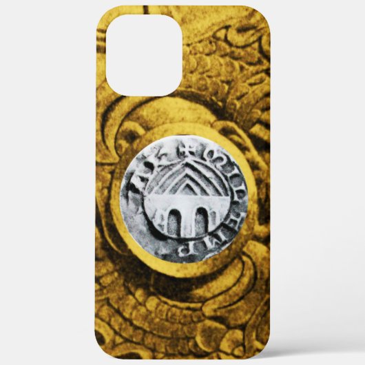 ZEEGEL VAN DE KNIGHTS TEMPLAR gold yellow Case-Mate iPhone Case (Achterkant)
