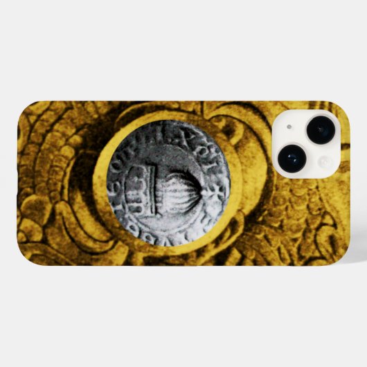 ZEEGEL VAN DE KNIGHTS TEMPLAR gold yellow Case-Mate iPhone Case (Achterkant (horizontaal))