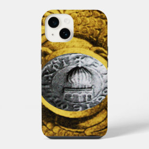 ZEEGEL VAN DE KNIGHTS TEMPLAR gold yellow iPhone 14 Hoesje